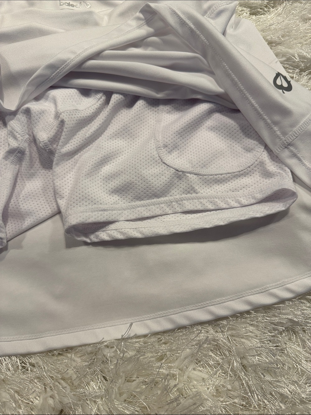 Baleaf White Athletic Tennis Skort - Women - Picture 3 of 8